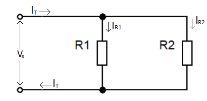 Resistor current divider