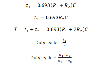 555 duty cycle formula