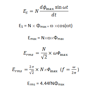 Induced EMF derivation