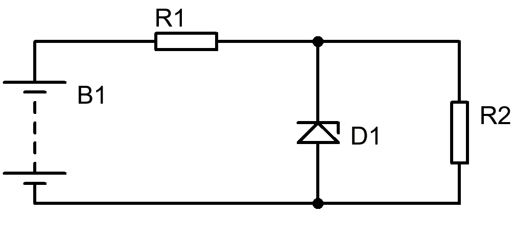 Simple shunt voltage regulator