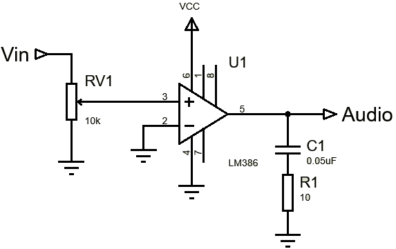 LM386 amplifier 